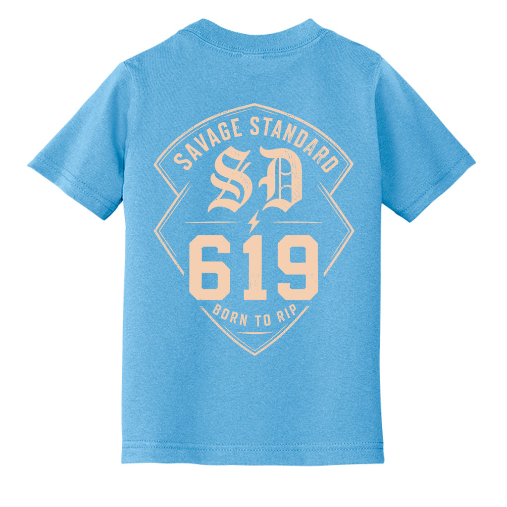 Aquatic Blue - CAR54T - BACK